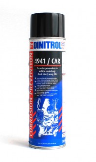 Dinitrol 4941/CAR 500ml Антикор для днища автомобиля аэрозоль (черный).