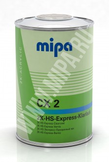 Лак Mipa CX2 2K-HS-Express-Klarlack экспресс (+ отвердитель )